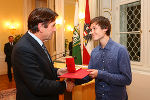 Raoul Gorka mit LH Franz Voves