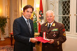 Oswald Prisching mit LH Franz Voves
