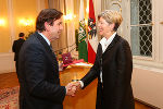 Karin Schaupp mit LH Franz Voves