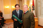 Peter Schrödl mit LH Franz Voves