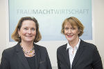 LR Bettina Vollath mit Christiane Funken bei der Pressekonferenz, die vor der Tagung im Medienzentrum Steiermark stattfand