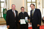 Fritz Ebner mit LH Franz Voves und LH-Vize Hermann Schützenhöfer