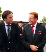 Landeshauptmann Voves (l.) und Bürgmeister Schleich beim Festakt © Gde. Bairisch Kölldorf; bei Quellenangabe honorarfrei Landeshauptmann Voves (l.) und Bürgmeister Schleich beim Festakt