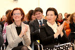 PHSt-Rektorin Elgrid Messner und Bildungsministerin Gabriele Heinisch-Hosek loben die neuen Lehramts-Studienpläne (v.l.). © Foto: PHSt/Grössler; bei Quellenangabe honorarfrei