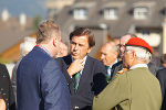 Bürgermeister Helmut Schöttl (Trieben), LH Franz Voves und Feuerwehrpräsident Albert Kern im Gespräch (v.l.). © Foto: LFV/Franz Fink; bei Quellenangabe honorarfrei Bürgermeister Helmut Schöttl (Trieben), LH Franz Voves und Feuerwehrpräsident Albert Kern im Gespräch (v.l.).