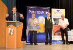 LH Franz Voves, LR a.D. und Präsident Erich Pöltl, Hans-Jürgen Lenert und Vizepräsident Hannes Manfredi beim runden Jubiläum in Gratkorn. (v.l.) © Foto: Landesverband; bei Quellenangabe honorarfrei