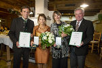 Landeshauptmann Franz Voves, Schauspielhaus-Intendantin Anna Badora, Intendantin der Oper Graz Elisabeth Sobotka und Landeshauptmann-Stellvertreter Hermann Schützenhöfer bei der Verleihung der Ehrenzeichen (v.l.). © Foto: steiermark.at/Scheriau Landeshauptmann Franz Voves, Schauspielhaus-Intendantin Anna Badora, Intendantin der Oper Graz Elisabeth Sobotka und Landeshauptmann-Stellvertreter Hermann Schützenhöfer bei der Verleihung der Ehrenzeichen (v.l.).