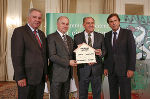 LH-Stv. Schützenhöfer, LR Seitinger, LH-Stv. Schrittwieser und LH Voves (v.l.) © steiermark.at (Scheriau); bei Quellenangabe honorarfrei