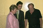 (v.l.) Landeshauptmann Waltraud Klasnic, Bürgermeister Siegfried Nagl und Klaus-Maria Brandauer Foto: Helmut Kolaric, Abdruck bei Quellenangabe honorarfrei