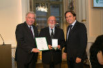 Peter Nebel mit LH Franz Voves und LH-Vize Hermann Schützenhöfer