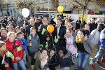 LH-Stv. Siegfried Schrittwieser, LH Franz Voves, Stadtrat Kurt Hohensinner und SOS-GF Susanne Maurer mischten sich unter die vielen Kinder (v.l.) © Foto: SOS Kinderdorf; bei Quellenangabe honorarfrei