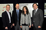 Bgm. Mario Abl, Gerhard Thonhauser, Bouchra Lamik-Thonhauser und Landeshauptmann Franz Voves, v.l. © TDE Group, bei Quellenangabe honorarfrei