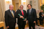 LH Franz Voves, LH-Stv. Hermann Schützenhöfer und Hans Jörg Pruckner