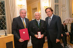 LH Franz Voves, LH-Stv. Hermann Schützenhöfer und Franz Toblier