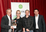 Folke Tegetthoff, LAbg. Alexandra Pichler-Jessenko, Stadträtin Lisa Rücker und LR Michael Schickhofer bei der Programmpräsentation von "grazERZÄHLT". © Foto: Nikolaus Pfusterschmid; bei Quellenangabe honorarfrei