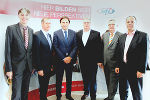 bfi-GF Wilhelm Techt, AK-Präsident Josef Pesserl, LH Franz Voves, ÖGB-Vorsitzender Horst Schachner, bfi-Aufsichtsratsvorsitzender Walter Christian und Bgm. Christoph Stark (v.l.). © Foto: bfi-Steiermark; bei Quellenangabe honorarfrei bfi-GF Wilhelm Techt, AK-Präsident Josef Pesserl, LH Franz Voves, ÖGB-Vorsitzender Horst Schachner, bfi-Aufsichtsratsvorsitzender Walter Christian und Bgm. Christoph Stark (v.l.).