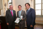 LH Franz Voves und LH-Stv. Hermann Schützenhöfer mit Wolfgang Böhmer © Foto: steiermark.at/Frankl; bei Quellenangabe honorarfrei