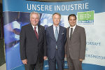 Die steirischen Landeshauptleute Hermann Schützenhöfer und Michael Schickhofer zu Gast bei IV-Präsident Jochen Pildner-Steinburg © IV Steiermark / Foto Fischer