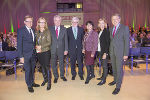 Den ehemaligen deutschen Außenminister Joschka Fischer (Mitte) traf Landeshauptmann Hermann Schützenhöfer (Mitte, li.) beim Unternehmertag der Wirtschaftskammer Steiermark ©      