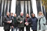 Auch eine Gruppe aufstrebender Künstler nahm am Besuch der Biennale teil