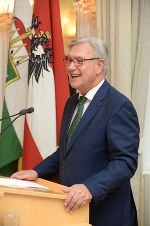Dass Mut am Anfang und Glück am Ende stehe, betonte Franz Majcen in seinen Dankesworten © Fotos: steiermark.at/Fischer; bei Quellenangabe honorarfrei Dass Mut am Anfang und Glück am Ende stehe, betonte Franz Majcen in seinen Dankesworten