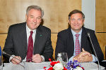 Landeshauptmann Schützenhöfer und Außenminister Erjavec trafen zur zweiten Sitzung des Gemeinsamen Komitees in Marburg zusammen © steiermark.at/Schuster; bei Quellenangabe honorarfrei