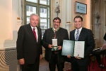 LH Hermann Schützenhöfer, Siegfried Schafarik und LH-Stv. Michael Schickhofer