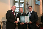 LH Hermann Schützenhöfer, Josef Schiefer und LH-Stv. Michael Schickhofer