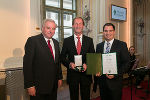 LH Hermann Schützenhöfer, Gottfried Schober und LH-Stv. Michael Schickhofer