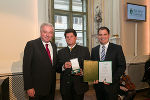 LH Hermann Schützenhöfer, Johann Winkler und LH-Stv. Michael Schickhofer