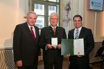 LH Hermann Schützenhöfer, Martin Fürböck und LH-Stv. Michael Schickhofer