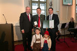 LH Hermann Schützenhöfer, Karl Lenz und LH-Stv. Michael Schickhofer