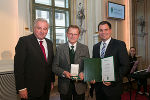 LH Hermann Schützenhöfer, Josef Niederl und LH-Stv. Michael Schickhofer