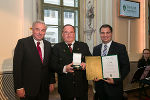 LH Hermann Schützenhöfer, Johann Pirer und LH-Stv. Michael Schickhofer