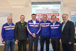 Freuen sich auf das Weltcup-Wochenende in Ramsau: OK-Pressechef Heinz Prugger, Bgm. Ernst Fischbacher, Sportlandesrat Jörg Leichtfried, OK-Chef Alois Stadlober, Tourismuslandesrat Christian Buchmann und der steirische Skiverbands-Präsident Helmuth Lexer (v.l.) © steiermark.at/Strasser; bei Quellenangabe honorarfrei
