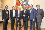 LR Christopher Drexler, Präsident Herwig Lindner (Steirische Ärztekammer), Präsident Artur Wechselberger (Österreichische Ärztekammer), LH Hermann Schützenhöfer, Kammeramtsdirektor Johannes Zahrl (Ärztekammer Österreich) und Kammeramtsdirektor Johannes Greimel (Ärztekammer Steiermark) (v.l.) trafen einander zum Arbeitsgespräch © steiermark.at/Fischer; bei Quellenangabe honorarfrei