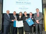LR Johann Seitinger, Nachhaltigkeitskoordinator Wilhelm Himmel, Ingrid Gady und Nicole A. Prutsch (Verein Lichtblick), Alfred Hrusca (Lions) und LR Jörg Leichtfried bei der Verleihung zum Nachhaltigkeitspreis 2015 (v.l.) LR Johann Seitinger, Nachhaltigkeitskoordinator Wilhelm Himmel, Ingrid Gady und Nicole A. Prutsch (Verein Lichtblick), Alfred Hrusca (Lions) und LR Jörg Leichtfried bei der Verleihung zum Nachhaltigkeitspreis 2015 (v.l.)