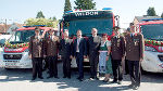 Drei neue Feuerwehrfahrzeuge wurden in Wildon in Dienst gestellt © FF Wildon; Verwendung bei Quellenangabe honorarfrei