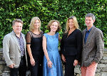 Brigitte Luef (2.v.r.) lud mit ihren Mitarbeiterinnen und Mitarbeitern Herwig Seibert, Lisa Pölzler-Schalk, Sabine Siegel und Günther Gaugl zum ersten Pressegespräch (v.r.) © Foto: BBL Oststeiermark/Fandler; bei Quellenangabe honorarfrei