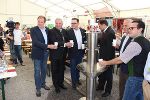 Landeshauptmann Hermann Schützenhöfer (2.v.l.) bei der Eröffnung der neuen Trinkwasseranlage © Stadtwerke Köflach; bei Quellenangabe honorarfrei