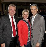 Auch Sportlandesrat Anton Lang, Barbara Muhr und Sportstadtrat Kurt Hohensinner nahmen an der Saisoneröffnung der 99ers in der neuen Eishalle teil © Fotos: GEPA, Walgram; bei Quellenangabe honorarfrei Auch Sportlandesrat Anton Lang, Barbara Muhr und Sportstadtrat Kurt Hohensinner nahmen an der Saisoneröffnung der 99ers in der neuen Eishalle teil