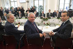 Zum ersten Mal seit vielen Jahrzehnten waren Bundeskanzler und Vizekanzler gemeinsam bei einer Landeshauptleutekonferenz anwesend © Fotos: Scheriau; bei Quellenangabe honorarfrei Zum ersten Mal seit vielen Jahrzehnten waren Bundeskanzler und Vizekanzler gemeinsam bei einer Landeshauptleutekonferenz anwesend