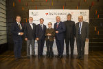  LR Christian Buchmann, Franz Fischler, LH-Stv. Michael Schickhofer, Barbara Frischmuth, LH Hermann Schützenhöfer, Herwig Hösele und Christoph Badelt  (v.l.)