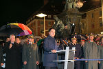 Flaggenparade am Grazer Hauptplatz