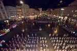 Flaggenparade am Grazer Hauptplatz