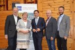 LH-Stv. Michael Schickhofer (3.v.l.) eröffnete gemeinsam mit Verantwortllichen die Bildungsmesse in Leibnitz  ©      