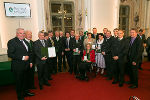 Ehemalige Bürgermeisterinnen und Bürgermeister wurden in der Aula der Alten Universität ausgezeichnet.
