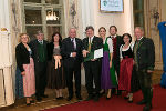 Ehemalige Bürgermeisterinnen und Bürgermeister wurden in der Aula der Alten Universität ausgezeichnet.