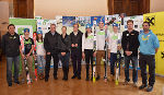 LR Anton Lang (4.v.l.) und LR Christian Buchmann (6.v.l.) bei der Wintersaison-Eröffnung im Rittersaal © Foto: Land Steiermark; bei Quellenangabe honorarfrei