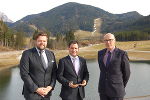 Franz Pichler, LH-Stv. Michael Schickhofer und Helmuth Neuner (v.l.) investieren in die Kaiserau © Land Steiermark; Verwendung bei Quellenangabe honorarfrei Franz Pichler, LH-Stv. Michael Schickhofer und Helmuth Neuner (v.l.) investieren in die Kaiserau